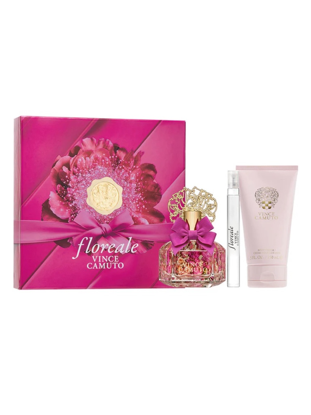 Vince Camuto Floreale Gift Set - Hot Pink & Light Pink Accents